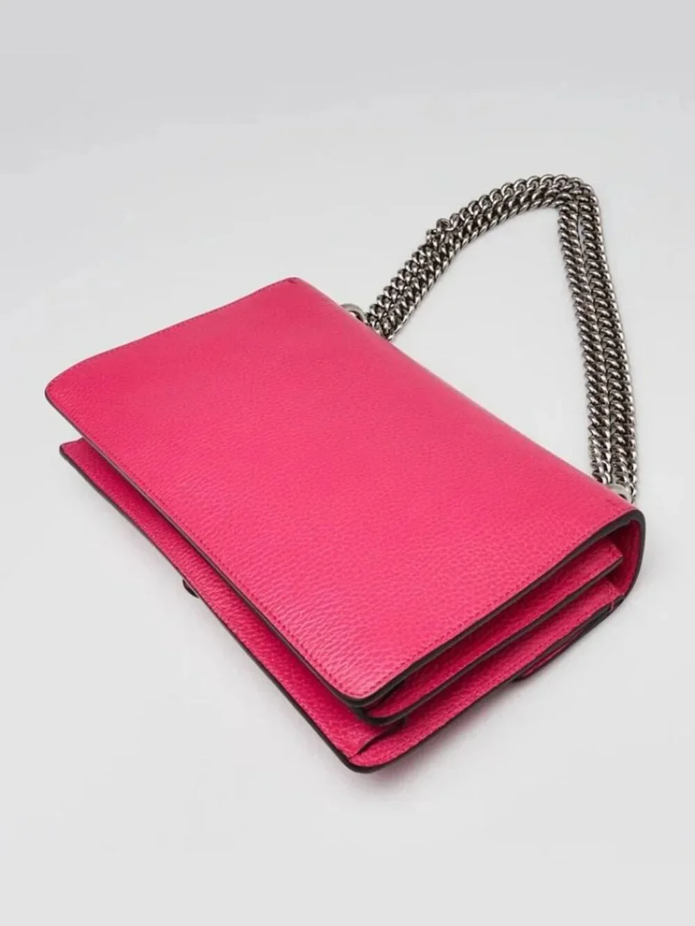 Gucci Pink Leather Dionysus Small Shoulder Bag
